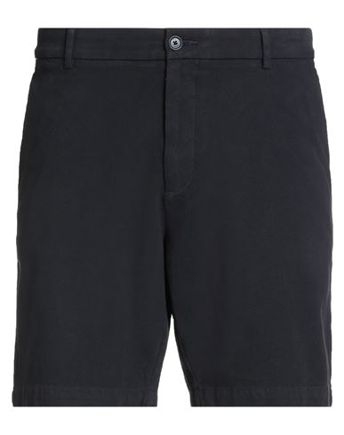Hugo Boss Boss Man Shorts & Bermuda Shorts Midnight Blue Size 40 Cotton, Elastane In Black