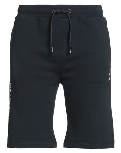 Karl Lagerfeld Man Shorts & Bermuda Shorts Black Size M Cotton, Polyester