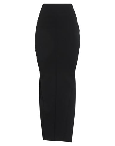 Rick Owens Woman Maxi Skirt Black Size S Viscose, Polyester, Polyamide, Elastane