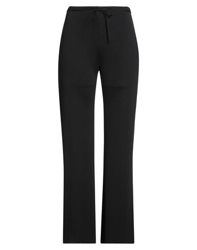 La Galpa Woman Pants Black Size M/l Viscose In Black