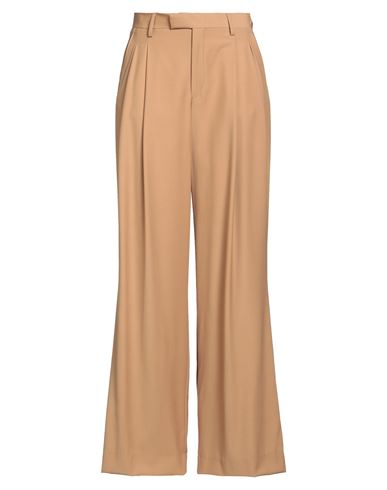 Jacob Lee Woman Pants Camel Size 38 Wool In Brown