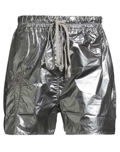 Rick Owens X Champion Woman Shorts & Bermuda Shorts Silver Size M Polyamide In Silver