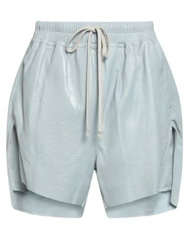 Rick Owens Woman Shorts & Bermuda Shorts Sky Blue Size 4 Lambskin In Blue