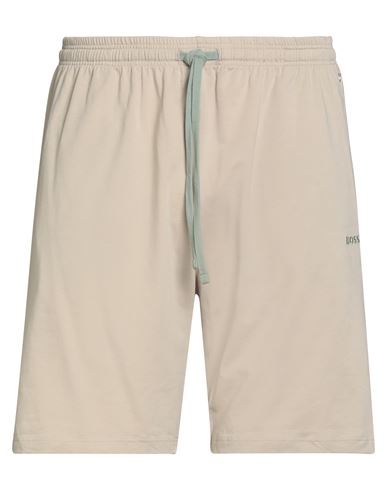 Hugo Boss Boss Man Shorts & Bermuda Shorts Beige Size Xxl Cotton, Elastane In Neutral