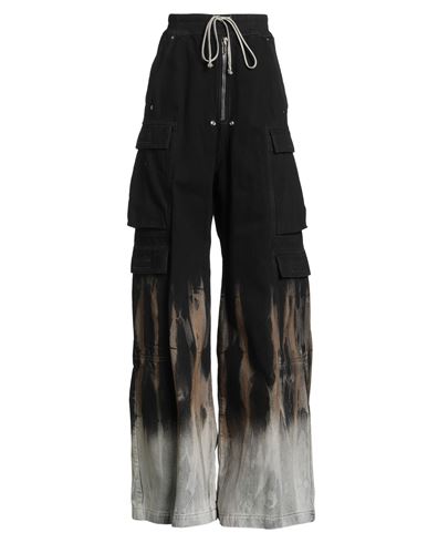 Rick Owens Drkshdw Jumbo Belas Cargo Jeans In Black