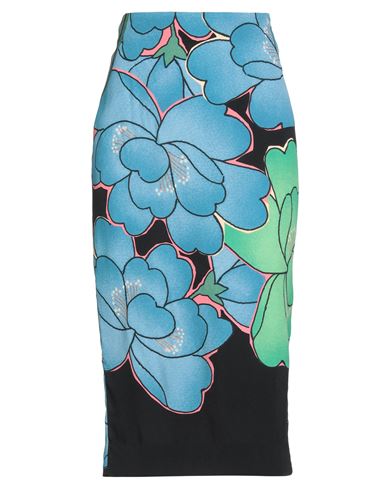 Marni Woman Midi Skirt Azure Size 8 Viscose