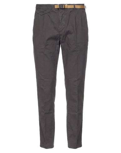 White Sand Man Pants Grey Size 38 Cotton, Tencel, Silk, Elastane