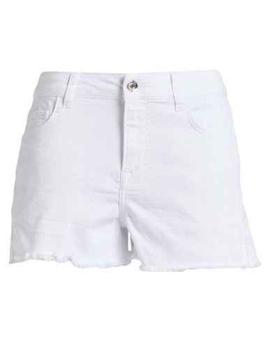 Liu •jo Woman Shorts & Bermuda Shorts White Size 32 Cotton, Elastane In White