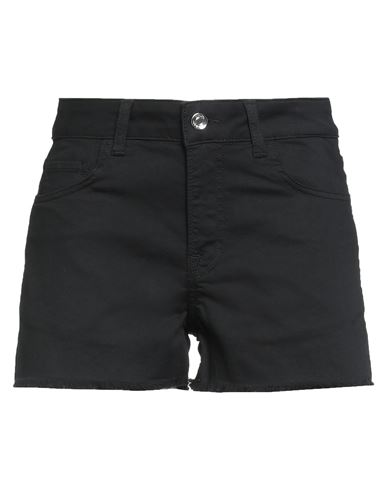 Liu •jo Woman Shorts & Bermuda Shorts Black Size 28 Cotton, Elastane In Black