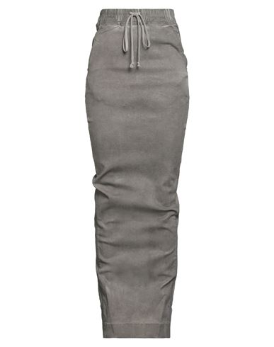Rick Owens Drkshdw Drkshdw By Rick Owens Woman Denim Skirt Taupe Size S Cotton, Polyester, Elastane In Gray
