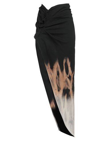 Rick Owens Drkshdw Drkshdw By Rick Owens Woman Maxi Skirt Black Size S Cotton In Black
