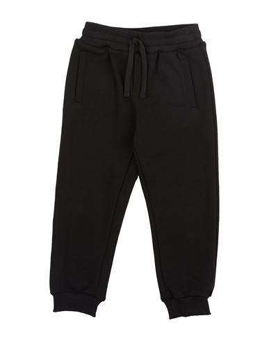 Dolce & Gabbana Toddler Boy Pants Black Size 4 Cotton, Elastane, Abs - Acrylonitrile Butadiene Styre In Black