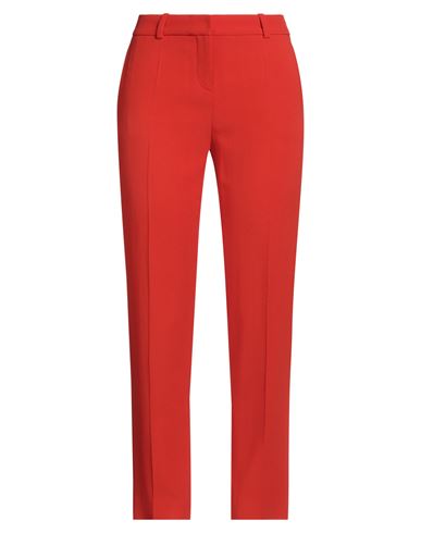 Paule Ka Woman Pants Red Size 6 Acetate, Viscose In Red