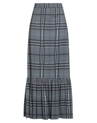 Eleventy Woman Maxi Skirt Slate Blue Size 2 Viscose, Elastane In Blue