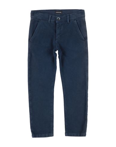 Monnalisa Toddler Boy Pants Navy Size 6 Cotton, Elastane In Blue