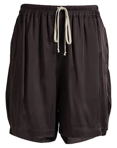 Rick Owens Drawstring Bermuda Shorts In Gray