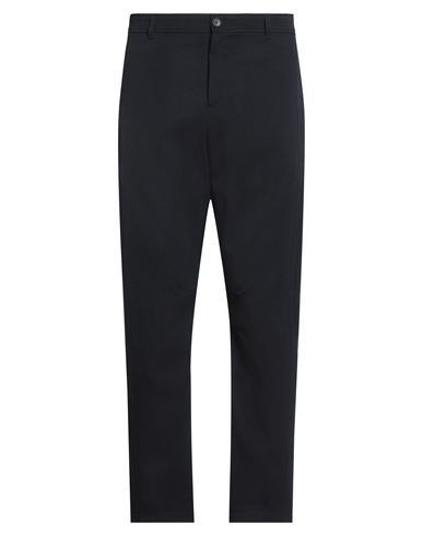 Lanvin Man Pants Midnight Blue Size 36 Cotton In Black
