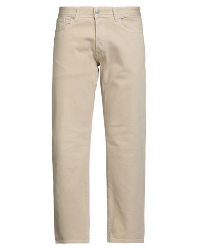 Selected Homme Man Pants Beige Size 30w-32l Organic Cotton, Cotton, Elastane In Neutral