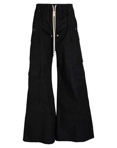 Rick Owens Cargobelas Heavy Cotton Poplin Pant In Black