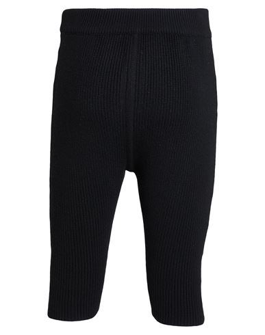 Rick Owens Man Shorts & Bermuda Shorts Black Size M Virgin Wool In Black