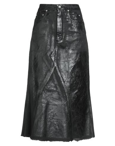 Rick Owens Drkshdw Drkshdw By Rick Owens Woman Denim Skirt Black Size S Cotton In Black