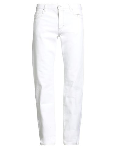 Isabel Marant Man Jeans White Size 33 Cotton In White