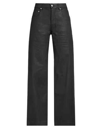 Rick Owens Woman Jeans Black Size 29 Cotton, Elastomultiester, Rubber In Black
