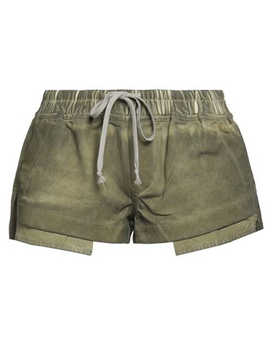 Rick Owens Drkshdw Drkshdw By Rick Owens Woman Denim Shorts Sage Green Size M Cotton In Green