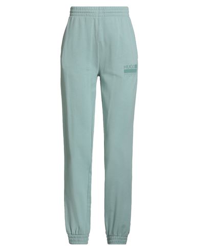 Hugo Boss Hugo Woman Pants Sage Green Size Xs Cotton, Recycled Cotton In Green