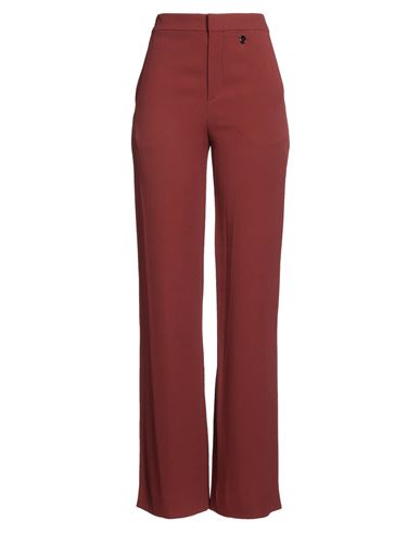 Chloé Woman Pants Rust Size 8 Acetate, Viscose