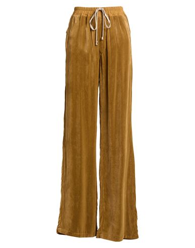 Rick Owens Woman Pants Camel Size 8 Viscose, Silk In Brown
