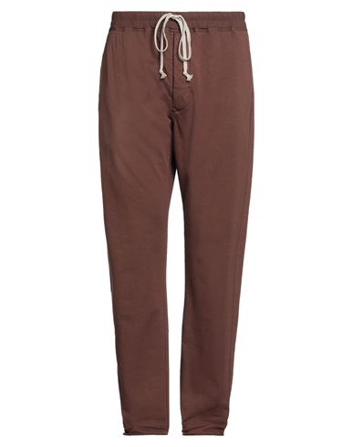 Rick Owens Drkshdw Drkshdw By Rick Owens Man Pants Chocolate Brown Size Xl Cotton