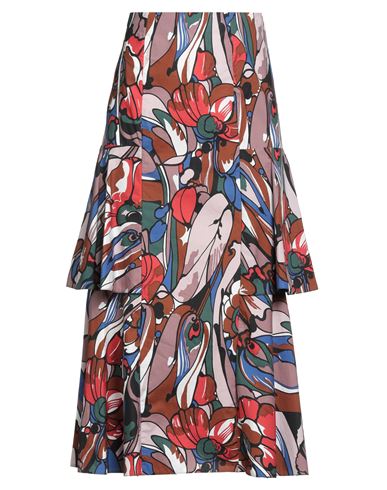 Marni Woman Midi Skirt Mauve Size 10 Cotton