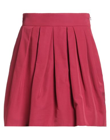 Moschino Couture Woman Mini Skirt Magenta Size 8 Acetate, Cotton