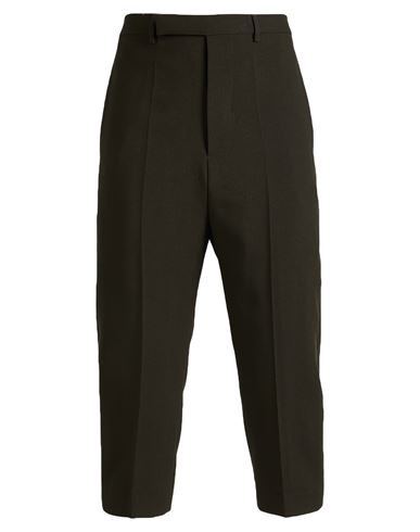 Rick Owens Man Pants Dark Green Size 36 Virgin Wool In Green