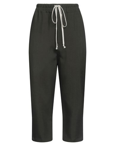 Rick Owens Woman Pants Dark Green Size 4 Virgin Wool In Black