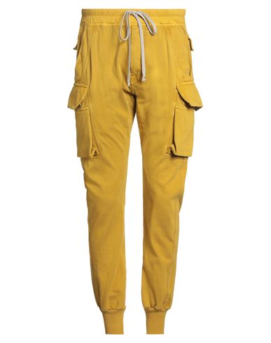 Rick Owens Drkshdw Drkshdw By Rick Owens Man Pants Marigold Size S Cotton In Yellow