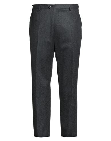 Sartoria Latorre Man Pants Charcoal Size 42 Wool In Black