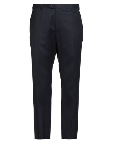 Sartoria Latorre Man Pants Midnight Blue Size 42 Wool In Blue
