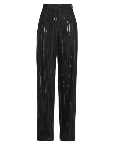 Ermanno Firenze Woman Pants Black Size 6 Polyester, Viscose, Elastane In Black