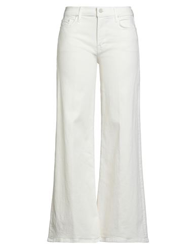 Mother Woman Jeans Ivory Size 29 Cotton, Polyester, Elastane In White