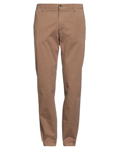 Squad² Man Pants Brown Size 38 Cotton, Elastane In Brown
