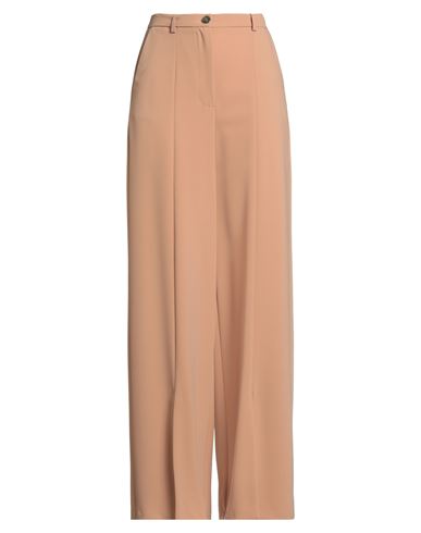 Cristinaeffe Woman Pants Sand Size 10 Polyester In Orange