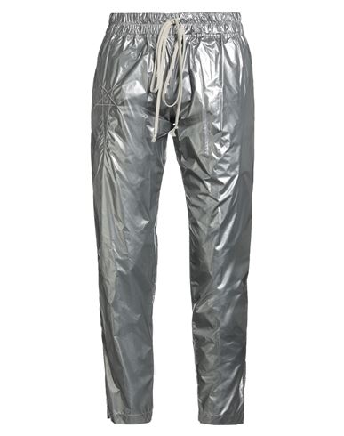 Rick Owens X Champion Man Pants Silver Size L Polyamide