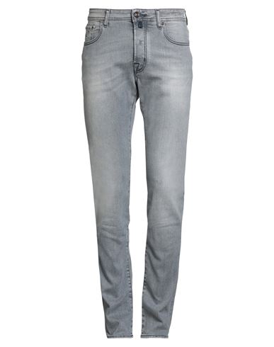 Marc Jacobs Man Jeans Grey Size 31 Cotton, Elastomultiester, Elastane, Polyester In Gray