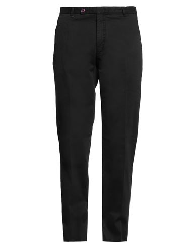 Avignon Man Pants Black Size 38 Cotton, Elastane In Black