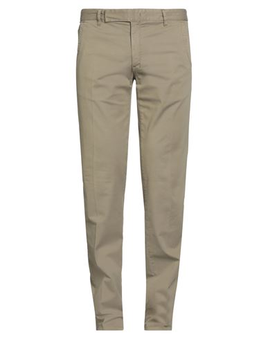 Avignon Man Pants Khaki Size 36 Cotton, Elastane In Sand