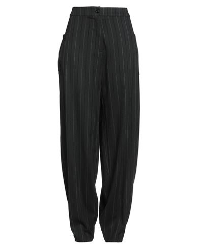 Soho-t Woman Pants Black Size M Viscose, Polyester, Acrylic, Elastane In Black