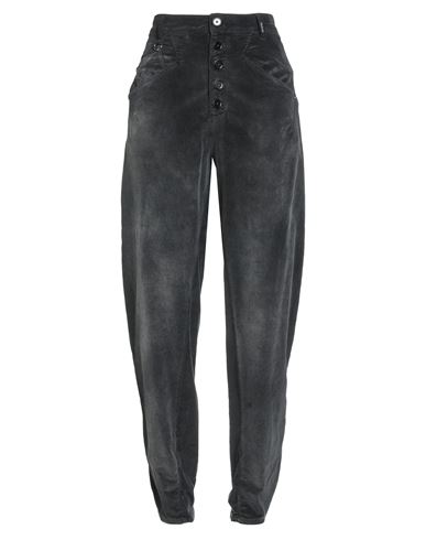 High Woman Pants Black Size 10 Cotton, Modal, Elastane