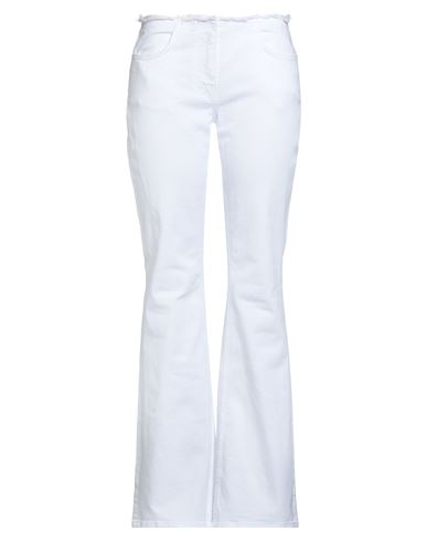 Givenchy Woman Pants White Size 29 Cotton, Elastane
